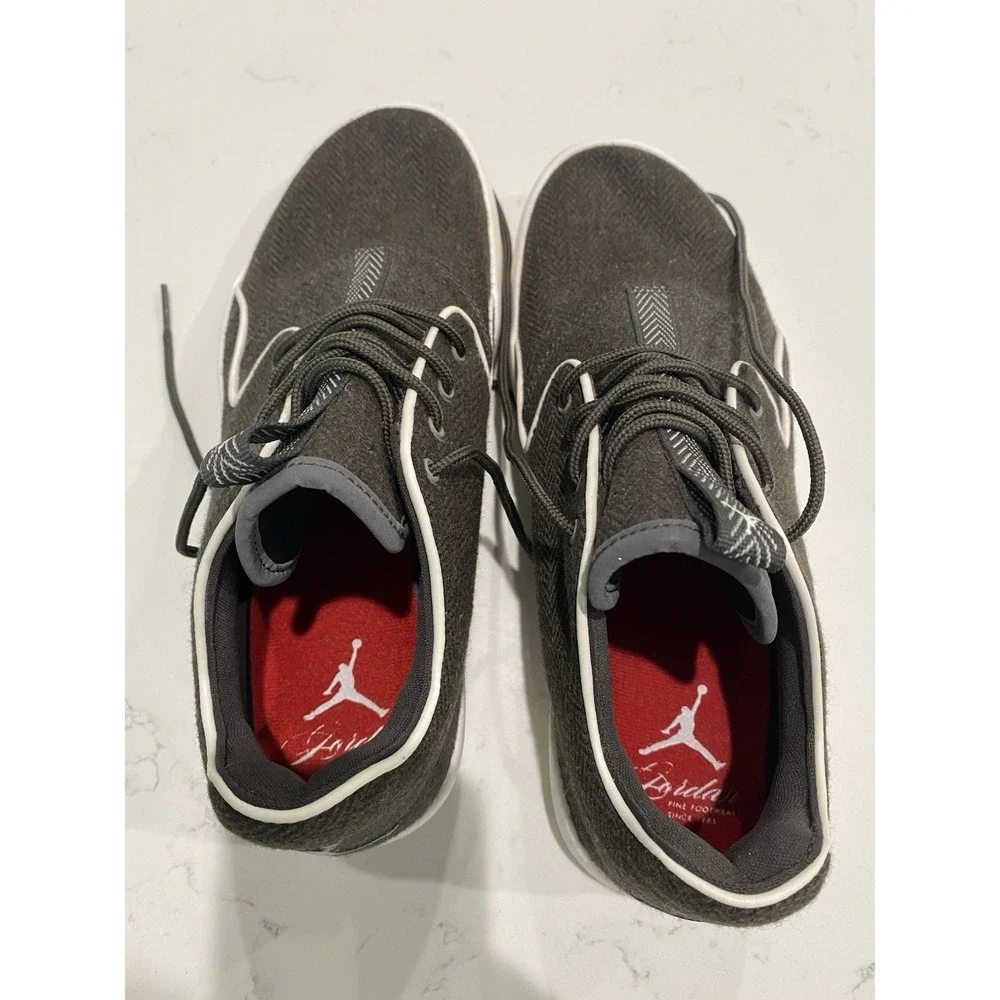 Jordan Eclipse Chukka Men's Size 8.5 Dark Grey Anthracite Woven Sneakers EUC